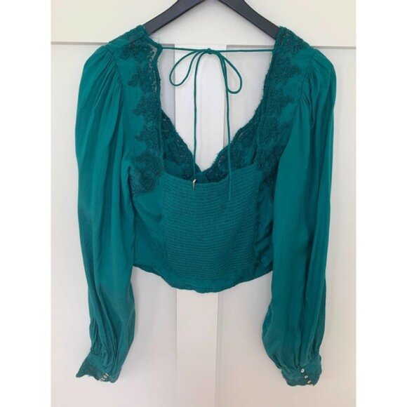 Free People Janelle Lace Top NWOT - Picture 4 of 4